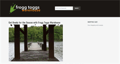 Desktop Screenshot of froggtoggswarehouse.com